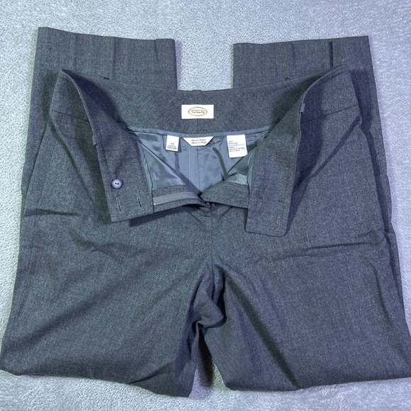 Talbots Women's Gray‎ Wool Blend Stretch Trousers Career Dress Office Pants - Picture 2 of 16